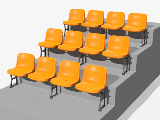 中空吹塑椅立装座椅-中靠背 中空吹塑椅立装座椅-中靠背