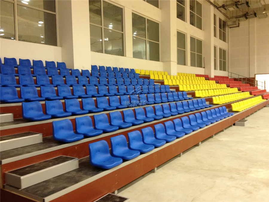 室内固定金属看台-中靠背座椅 室内固定金属看台-中靠背座椅