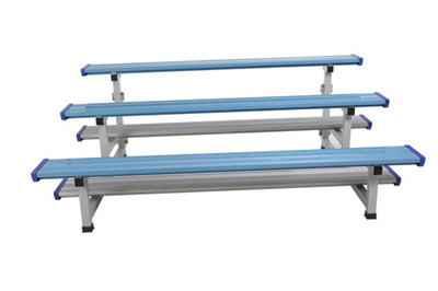 绿蛙吹塑简易座椅看台