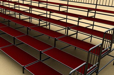 绿蛙菊花扣式可拆卸拼装看台