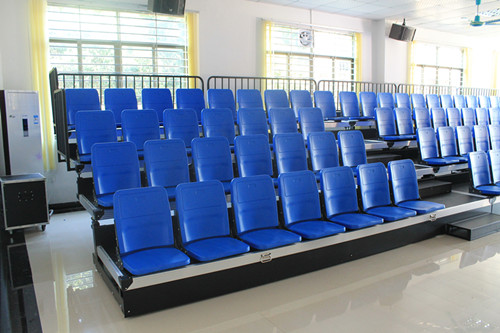 增城山美村会议室翻板椅伸缩看台