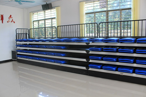 增城山美村会议室翻板椅伸缩看台