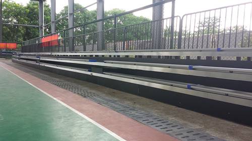 深圳坪山田心社区篮球场看台