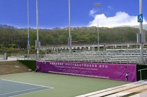 中国网球学院网球场八层铝制看台