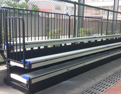 深圳坪山田心社区篮球场看台