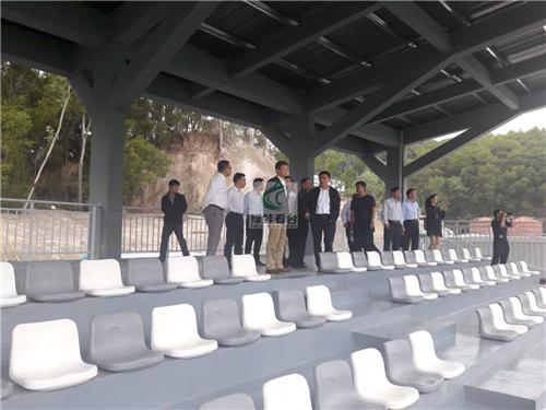 绿蛙看台积极配合华南大区深圳棒球馆项目