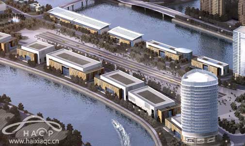 绿蛙公司参与福州汽车直线竞速赛道看台建设