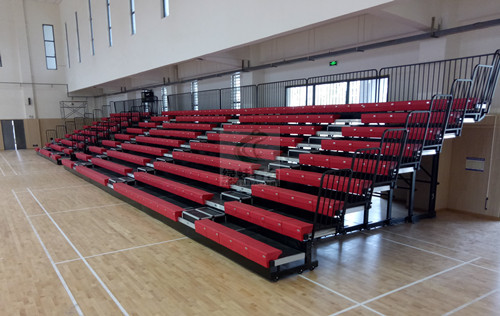 荆州中学新校区体育馆伸缩看台