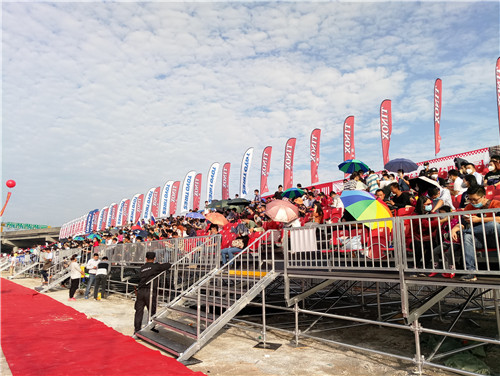 日本D1GP漂移大赛绿蛙看台闪耀助威东莞赛场