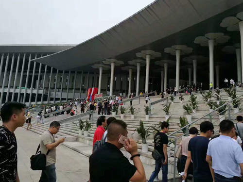 绿蛙看台亮相2017年第35届上海体博会