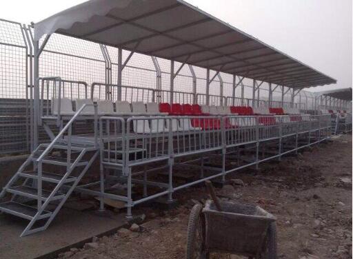 绿蛙公司参与福州汽车直线竞速赛道看台建设