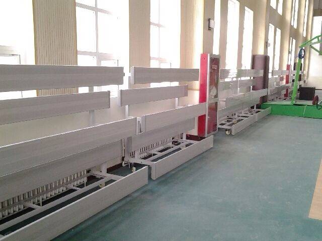 青海西宁青春体育篮球馆铝制看台