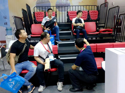 绿蛙看台亮相2017年第35届上海体博会