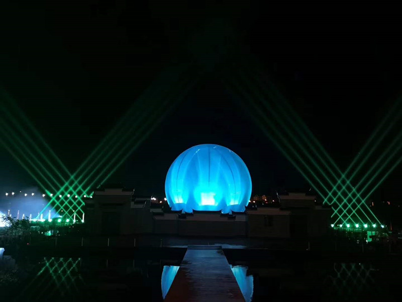 武宁山水广场演艺看台