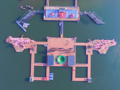 蛙看台邀您共赏《遇见武宁》大型实景水秀