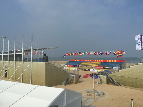 绿蛙看台-可拆卸拼装看台-低靠背