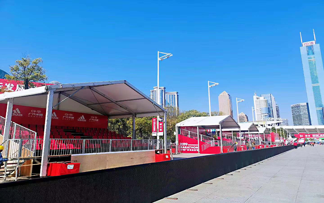 绿蛙看台与2019广州马拉松赛携手并进