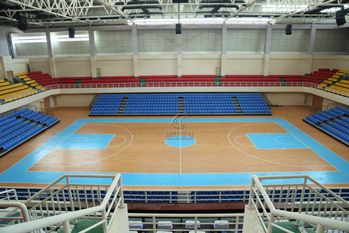 江西崇仁一中体育馆看台座椅