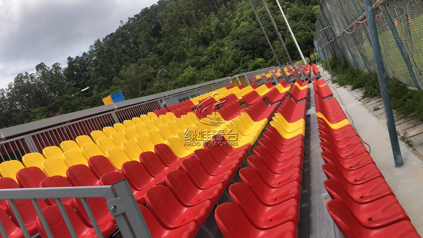 顺德足球协会室外固定金属看台