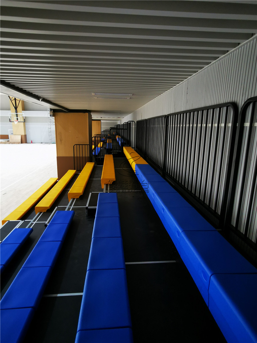 深圳沙壆学校体育馆看台座椅