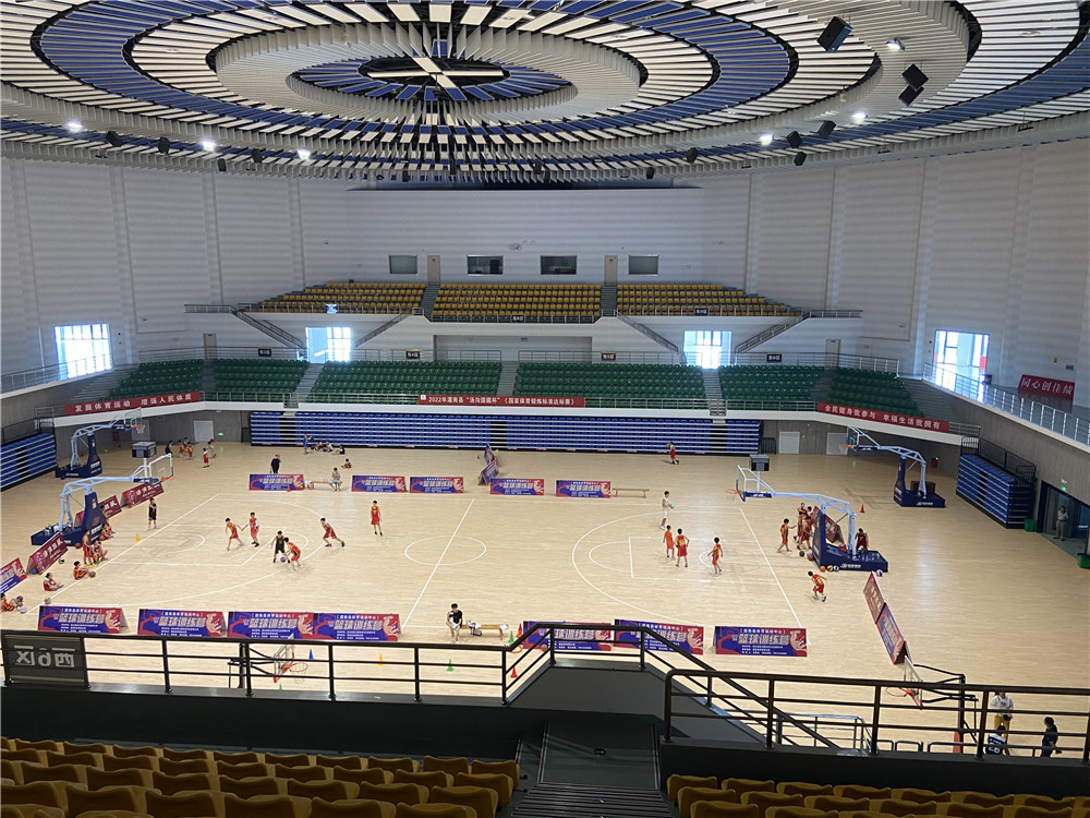 江苏灌南县体育馆看台座椅项目
