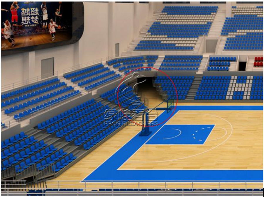 海南大学多功能综合体育馆看台座椅