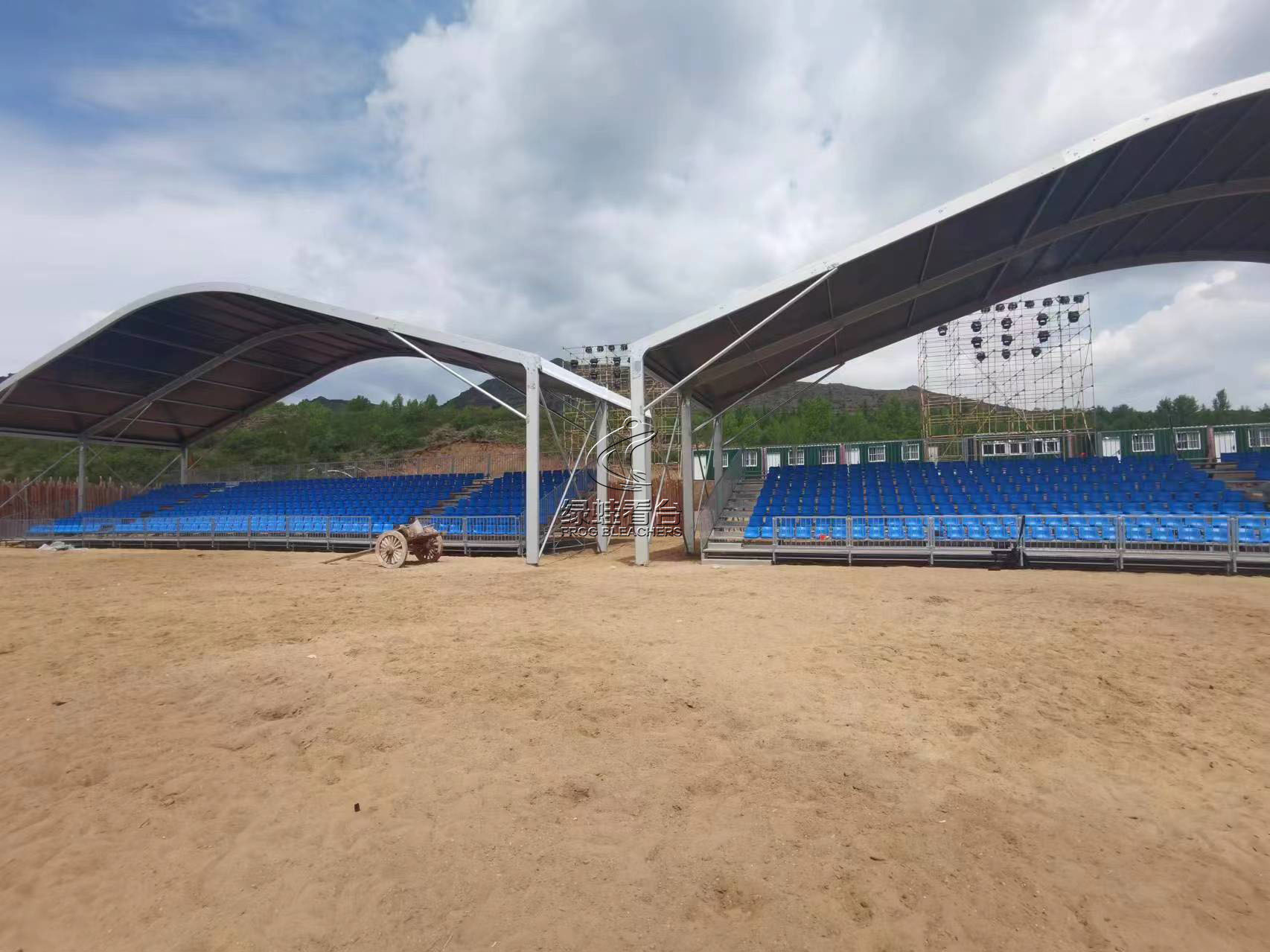 锡林郭勒草原景区看台座椅项目