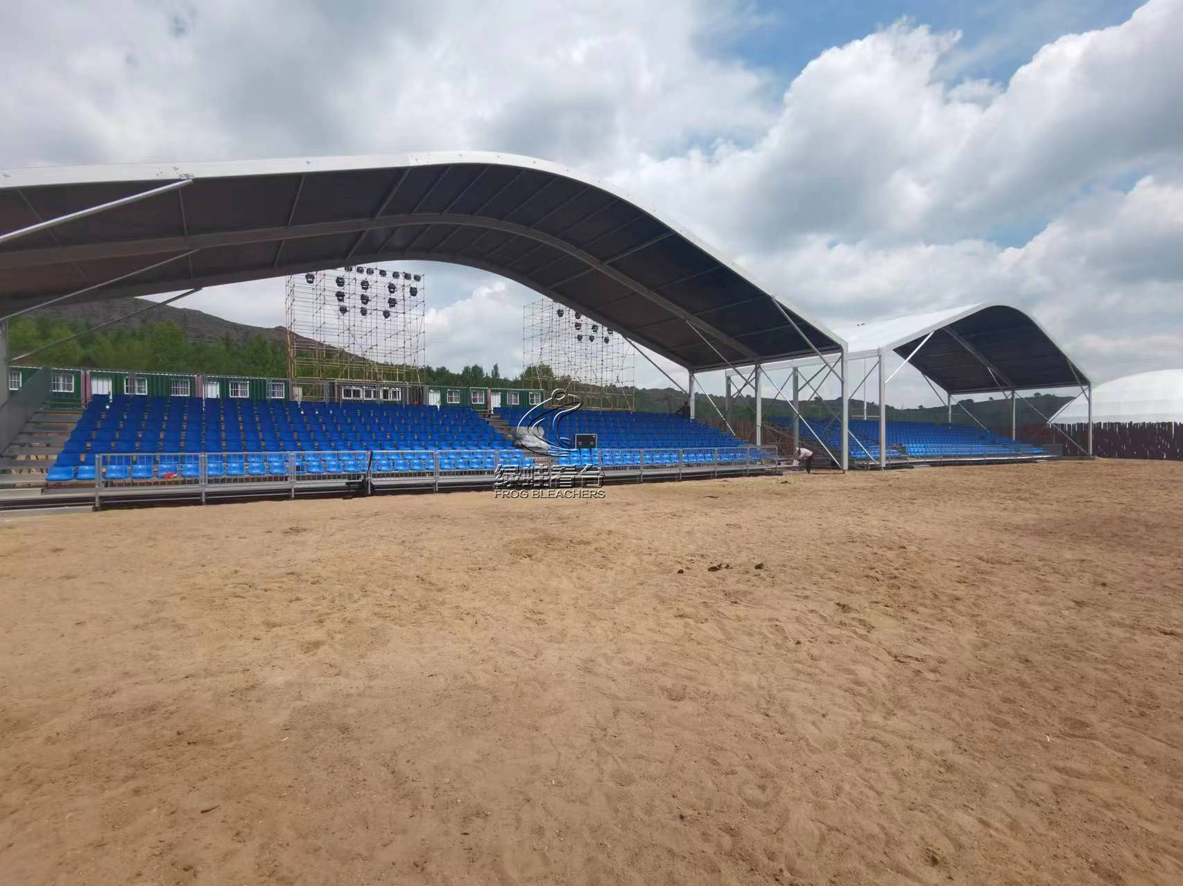 锡林郭勒草原景区看台座椅项目