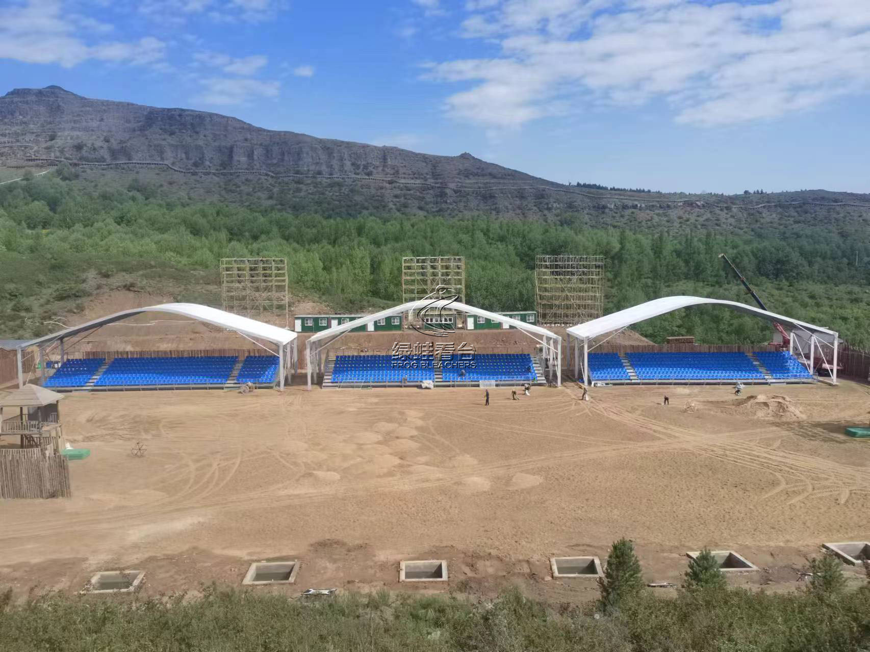 锡林郭勒草原景区看台座椅项目