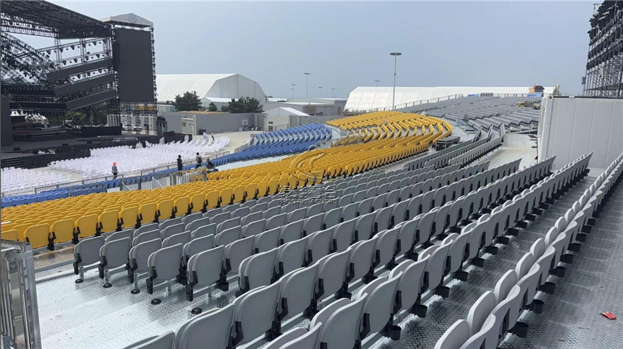 青岛国际啤酒节看台座椅