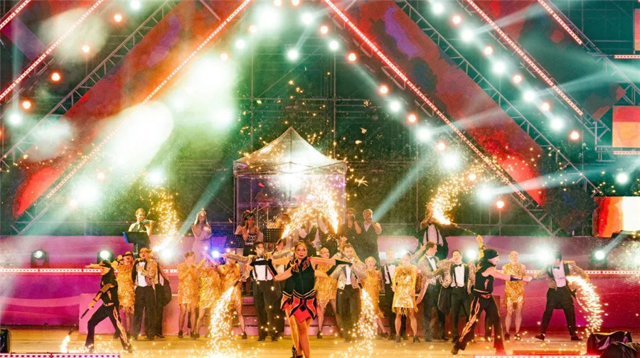 青岛国际啤酒节看台座椅