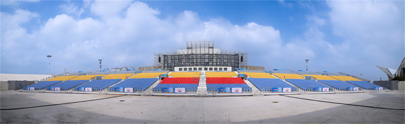 青岛啤酒节看台座椅布置