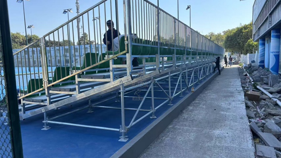 南沙体育馆网球场室外拼装看台