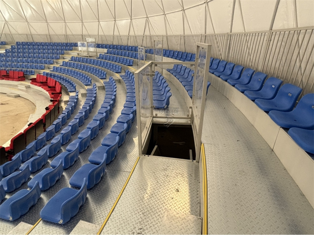 绿蛙看台最新打造圆形看台,演绎狼道传说