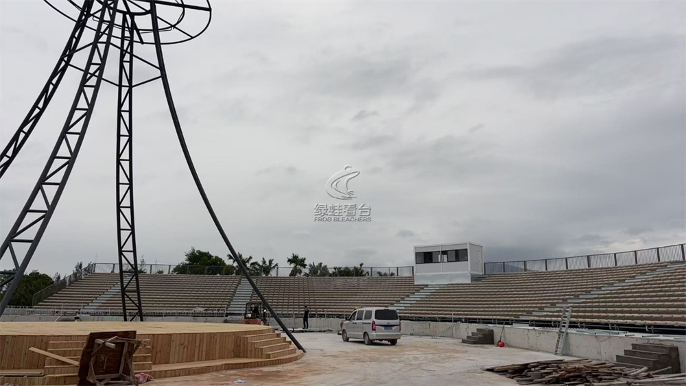 三亚海昌梦幻海洋不夜城的看台